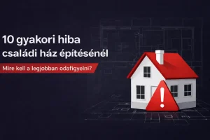10 gyakori hiba családiház építésénél blog lead képe.