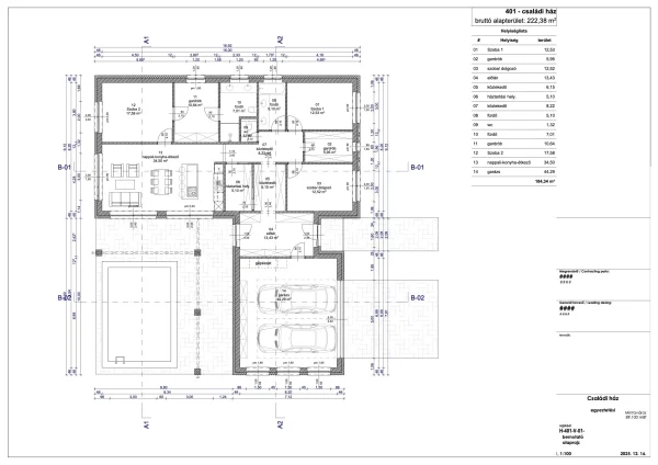 4B. típus - nettó: 184,34 m²